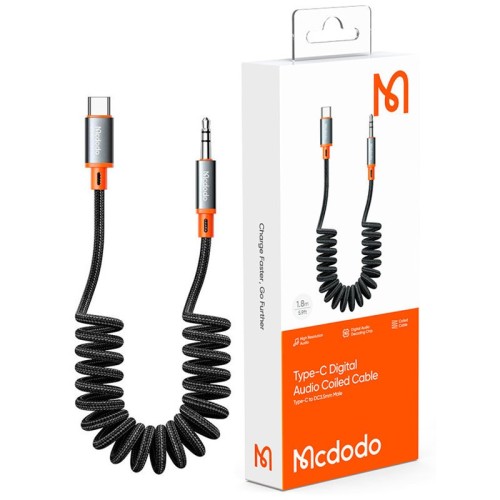 کابل تبدیل Type-C به AUX مک دودو CA-090 طول 1.8 متر