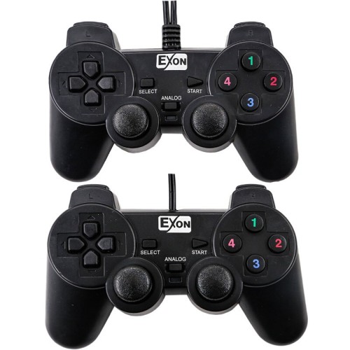 دسته بازی دوبل شوکدار اکسون UC-JS704S2