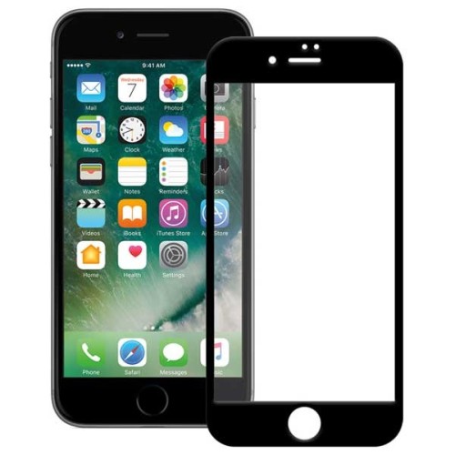 گلس تمام چسب آیفون iPhone 7/8 Plus مشکی