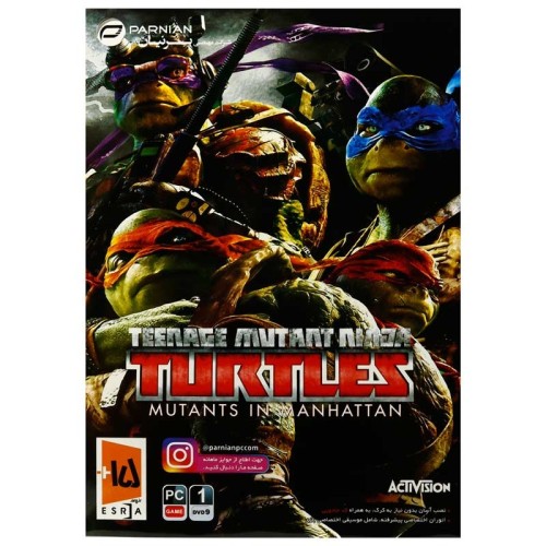 بازی Turtles Mutants In Manhattan 1DVD9 پرنیان مناسب برای PC