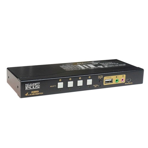 سوییچ KVM اتوماتیک چهار پورت کی نت پلاس KP-H624
