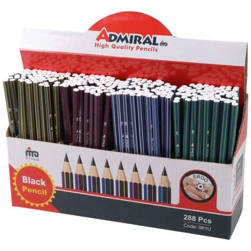 مداد مشکی آدمیرال Admiral 961U بسته 288 عددی