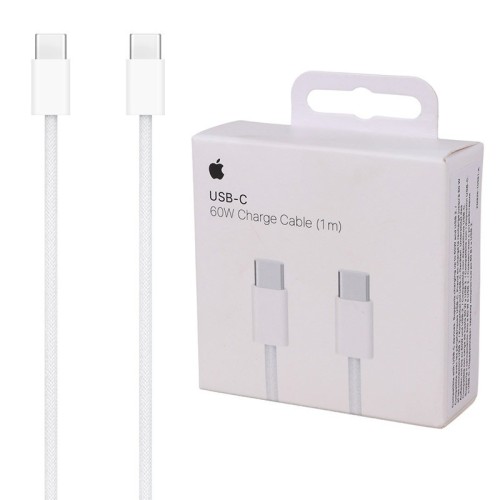 کابل دو سر تایپ سی 60 وات آیفون 15 طول 1 متر