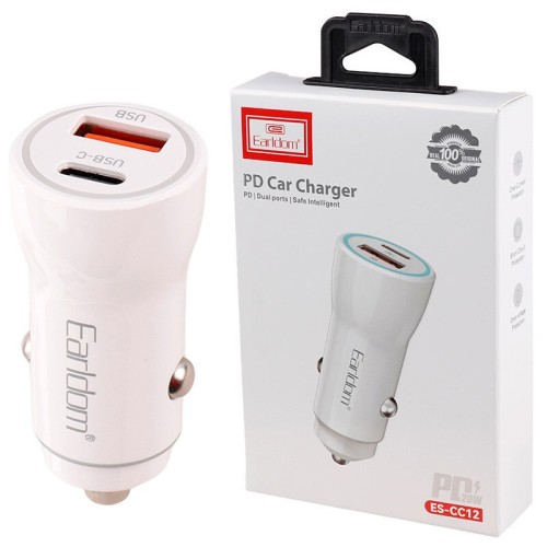 شارژر فندکی 20 وات ارلدام ES-CC12
