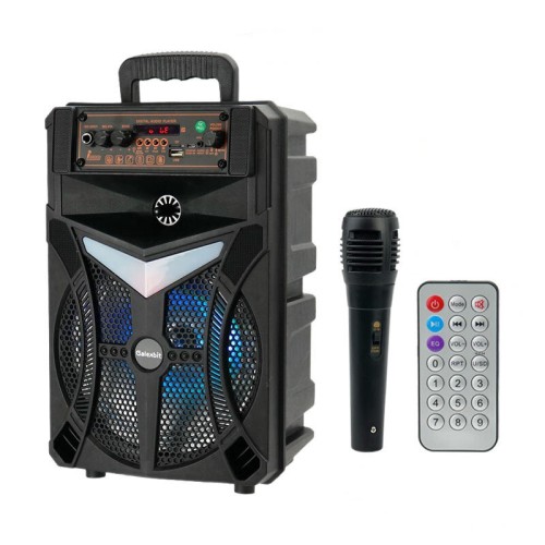 اسپیکر بلوتوثی گلکس بیت GS-15 + میکروفون و ریموت کنترل
