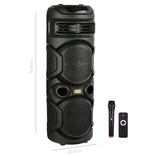 اسپیکر چمدانی بلوتوثی گلکس بیت GS40 + میکروفون و ریموت کنترل