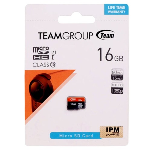 رم میکرو 16 گیگ تیم گروپ TeamGroup 500X U1 C10 80MB/s